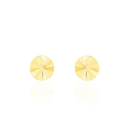 Boucles D'oreilles Puces Berangere Cercle Or Jaune - Clous d'oreilles Femme | Histoire d’Or