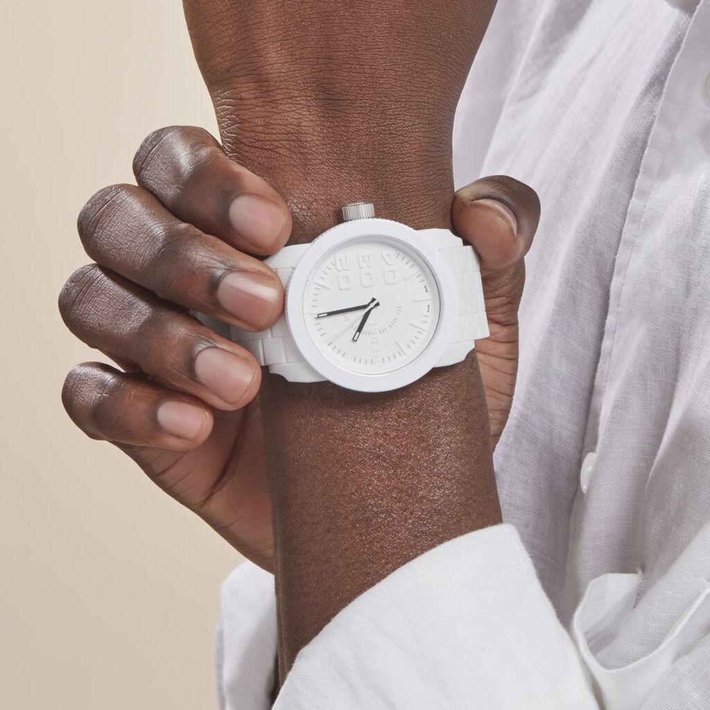 Montre Diesel Franchise Blanc - Montres  | Histoire d’Or