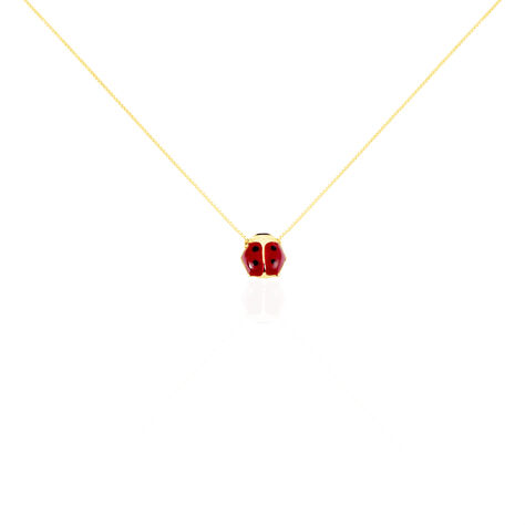 Collier Helidie Coccinelle Or Jaune - Colliers Femme | Histoire d’Or