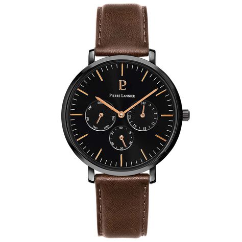 Montre Pierre Lannier Echo Noir - Montres Homme | Histoire d’Or
