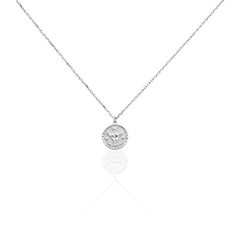 Collier Argent Blanc Hosni - Colliers Zodiaque Homme | Histoire d’Or