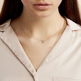 Collier Gladysse Or Rose Oxyde De Zirconium - Colliers Femme | Histoire d’Or