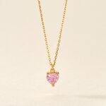 Collier Plaqu&eacute; Or Carpantus Oxyde De Zirconium - F&ecirc;te des m&egrave;res Femme | Histoire d&rsquo;Or