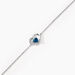 Bracelet Or Blanc Eliana Topaze Oxydes - Bracelets Coeur Femme | Histoire d’Or