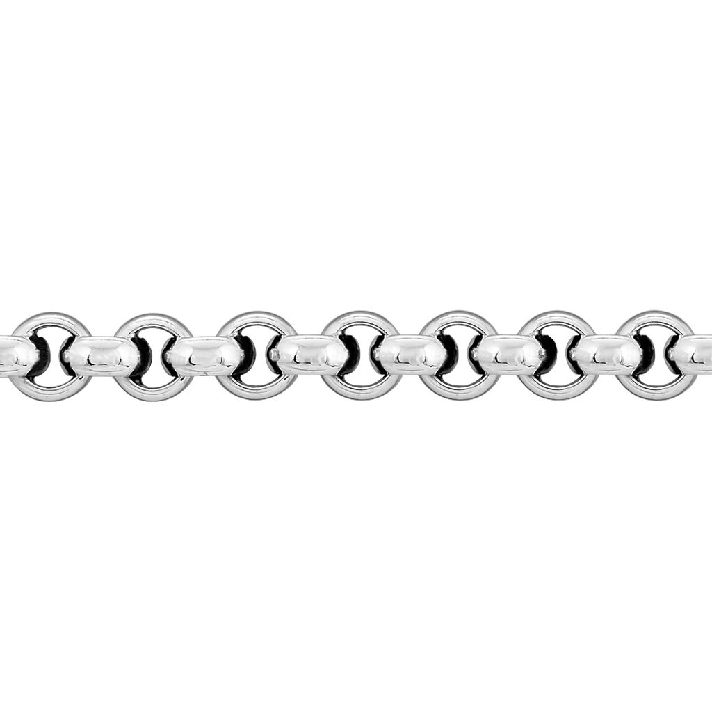 Bracelet Carola Maille Jaseron Argent Blanc - Bracelets chaîne Femme | Histoire d’Or