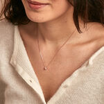 Collier Solitaire Argent Rose Rio Santa Teresa Oxyde De Zirconium - Colliers fantaisie Femme | Histoire d&rsquo;Or