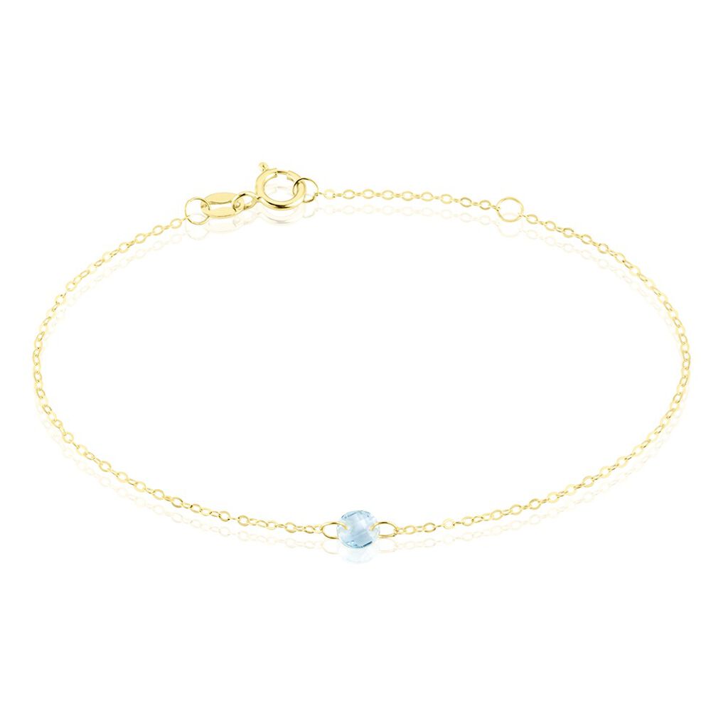 Bracelet Or Jaune Emilee Oxyde De Zirconium - Bracelets Enfant | Histoire d’Or