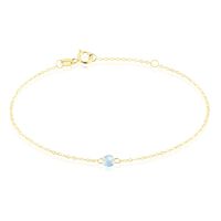 Bracelet Or Jaune Emilee Oxyde De Zirconium