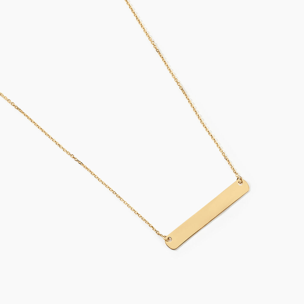 Collier Beavis Or Jaune - Cadeaux de naissance Femme | Histoire d’Or