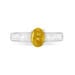 Bague Crista Or Blanc Citrine Et Diamant - Bagues solitaires Femme | Histoire d’Or