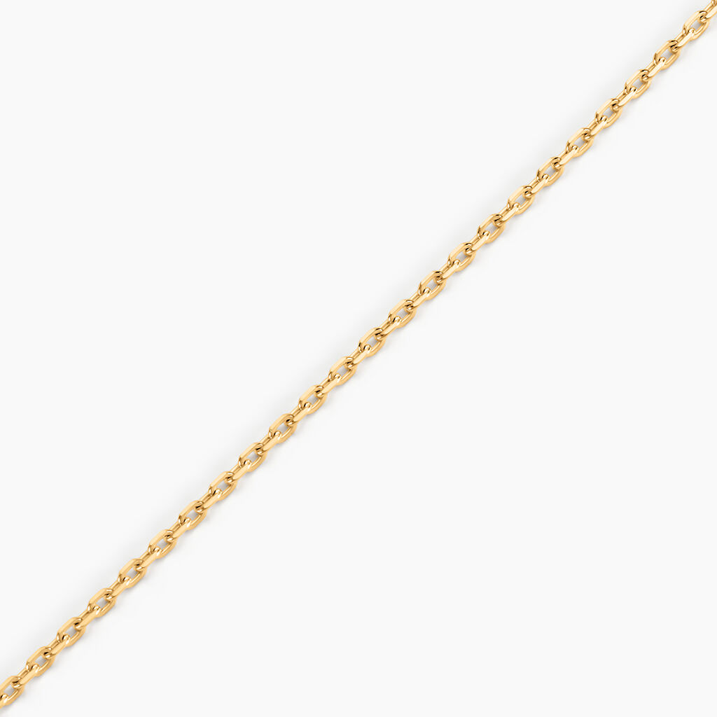 Chaîne Igoa Maille Forçat Diamantee Or Jaune - Chaines Femme | Histoire d’Or