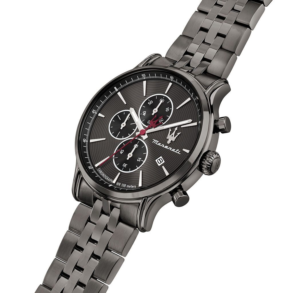 Montre Maserati Epoca Slim Noir - Montres chronographes Homme | Histoire d&rsquo;Or