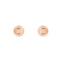 Boucles D'oreilles Puces Virgie Argent Rose