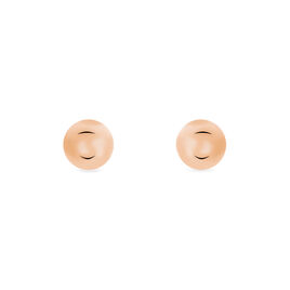 Boucles D'oreilles Puces Virgie Argent Rose - Boucles d'oreilles fantaisie Femme | Histoire d’Or