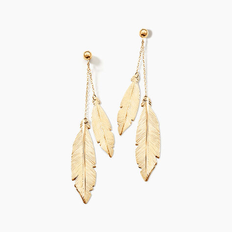 Boucles D'oreilles Pendantes Soline Or Jaune - Boucles d'oreilles pendantes Femme | Histoire d’Or