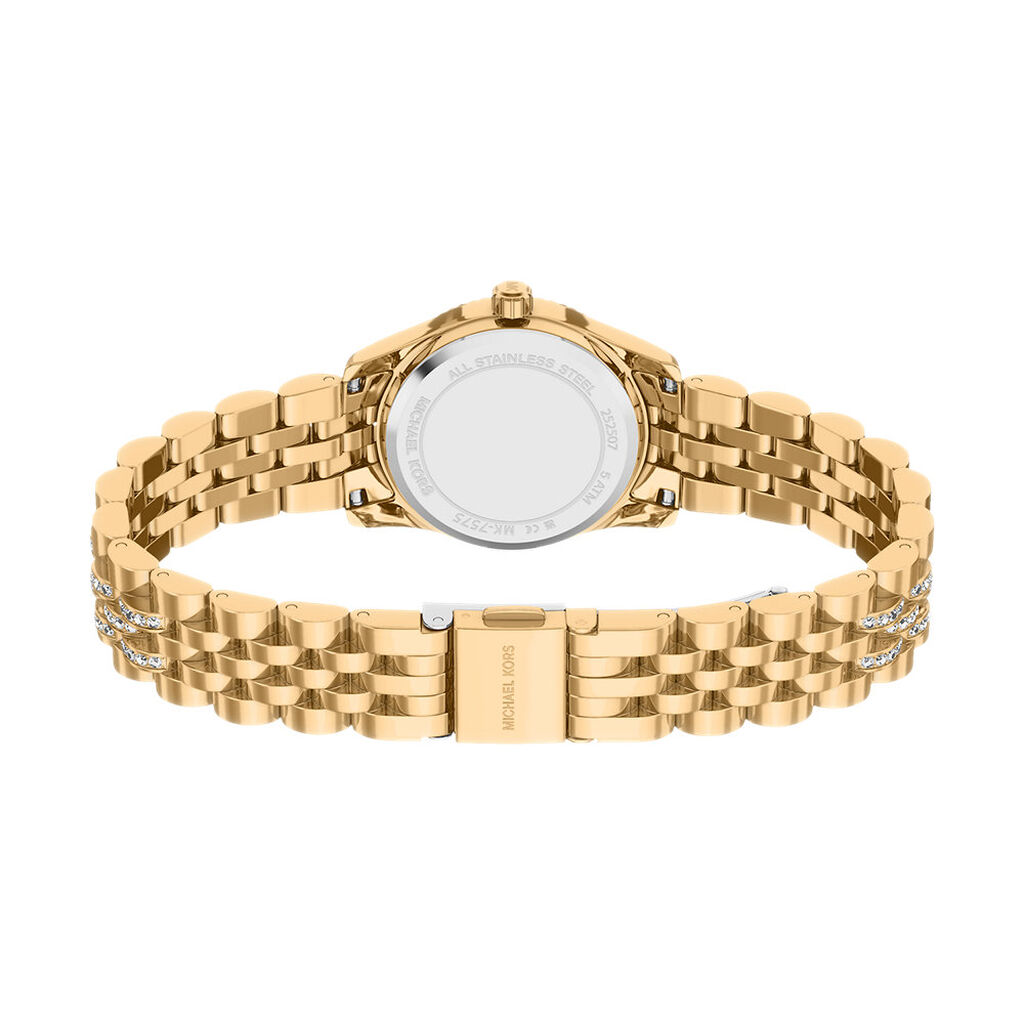 Montre Michael Kors Petite Lexington Champagne - Id&eacute;es cadeaux Femme | Histoire d&rsquo;Or