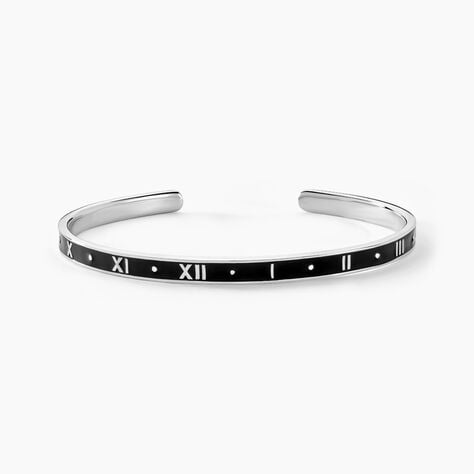 Bracelet Jonc Ilyan Argent Blanc - Bracelets joncs Homme | Histoire d’Or