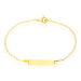 Bracelet Identité Estella Maille Cheval Or Jaune - Bracelets Communion Enfant | Histoire d’Or