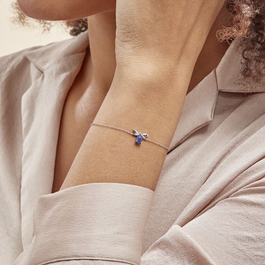 Bracelet Argent Nedeleg Calcedoine - Bracelets fantaisie Femme | Histoire d’Or