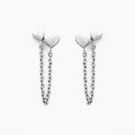Boucles D'oreilles Pendantes Te Amo Argent Blanc - Boucles d'oreilles fantaisie Femme | Histoire d&rsquo;Or