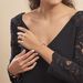 Bracelet Jonc Danae Argent Blanc Oxyde De Zirconium - Bracelets fantaisie Femme | Histoire d’Or