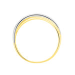 Alliance Maylisse Ruban Plat Or Bicolore - Alliances Unisex | Histoire d&rsquo;Or