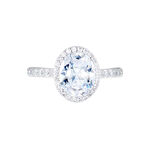 Bague Solitaire Adeodat Argent Oxyde De Zirconium - Bagues solitaires Femme | Histoire d&rsquo;Or