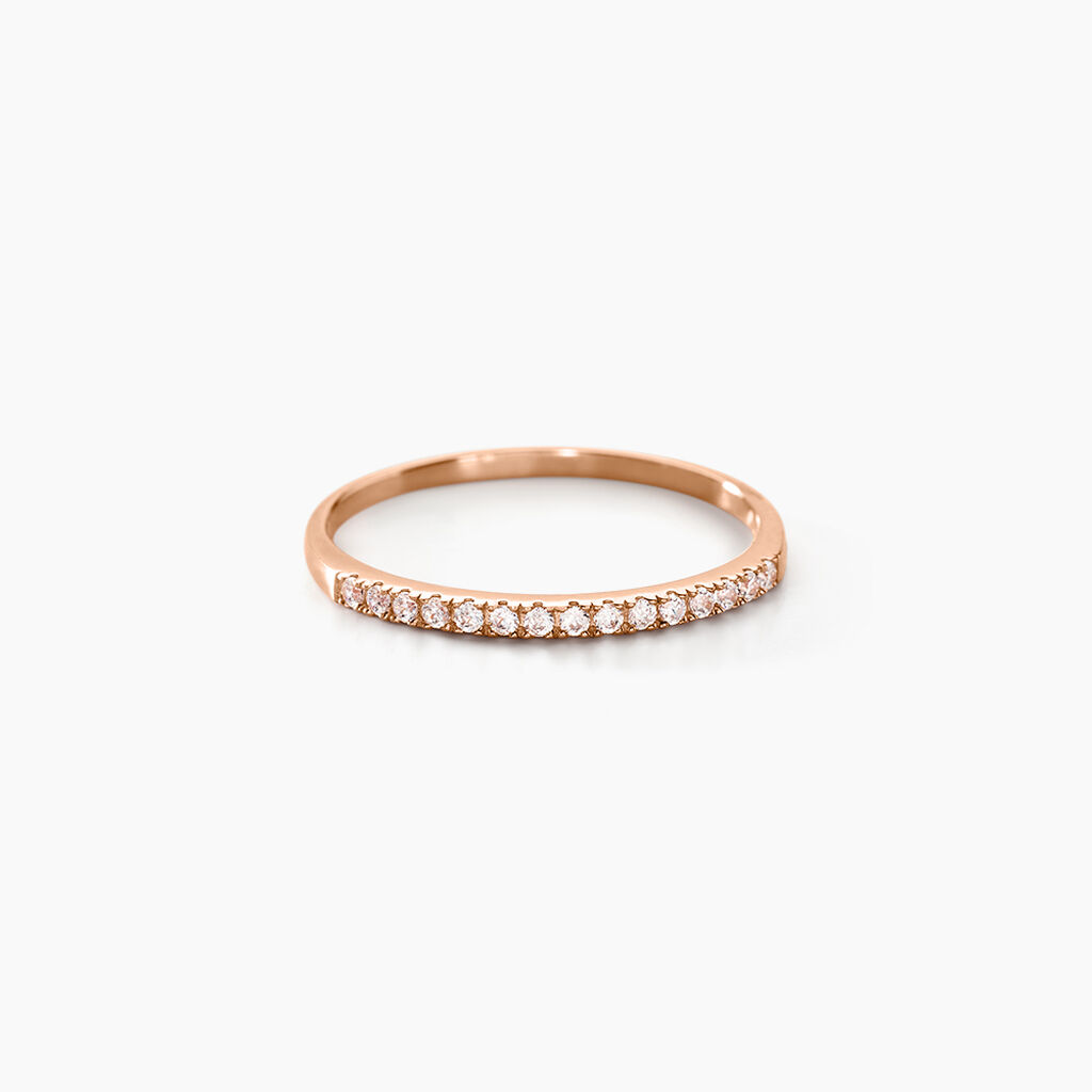 Alliance Klimka Or Rose Oxyde De Zirconium - Alliances Femme | Histoire d’Or