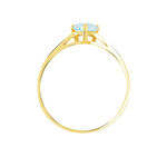 Bague Miyah Or Jaune Topaze - Bagues solitaires Femme | Histoire d&rsquo;Or