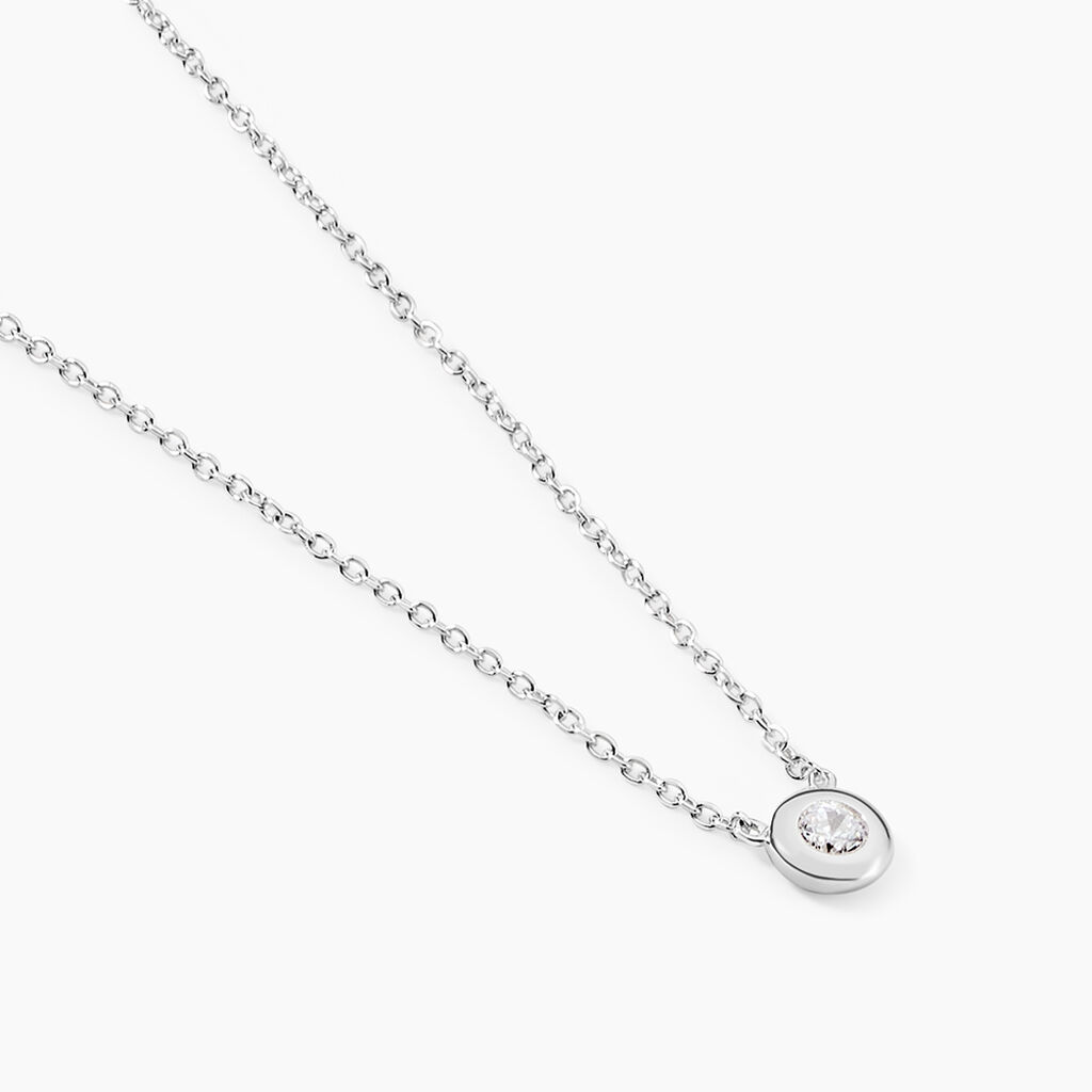 Collier Argent Laureano Oxydes De Zirconium - Colliers fantaisie Femme | Histoire d&rsquo;Or