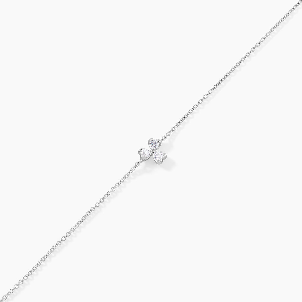 Bracelet Paesie Argent Blanc Oxyde De Zirconium - Bracelets Femme | Histoire d’Or