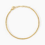 Bracelet Harlow Acier Jaune - Bijoux sans pierre Femme | Histoire d&rsquo;Or