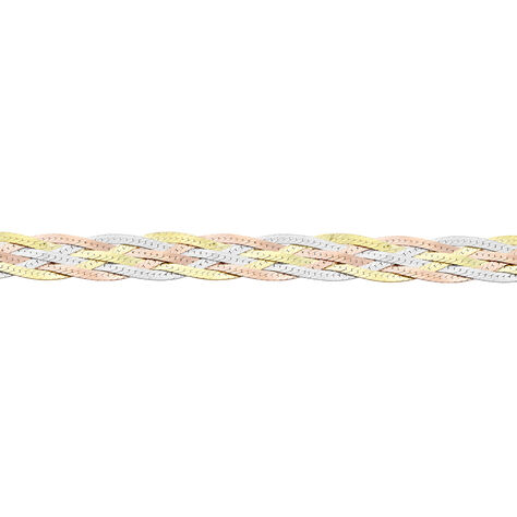 Collier Jasmin Tresse Or Tricolore - Colliers Femme | Histoire d’Or