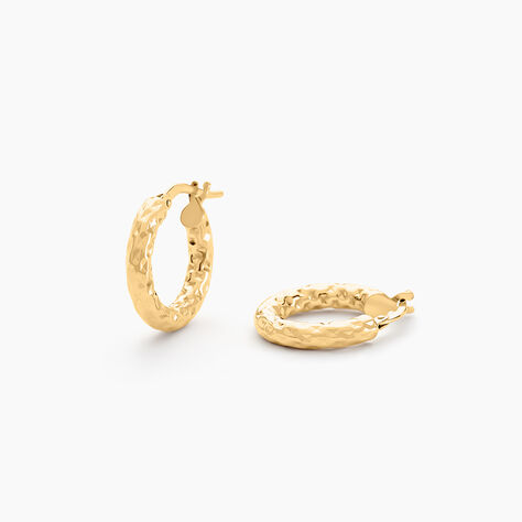 Créoles Udara Or Jaune - Boucles d'oreilles créoles Femme | Histoire d’Or