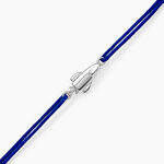 Bracelet Raven Argent Blanc - Bracelets cordon Femme | Histoire d&rsquo;Or