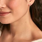 Boucles D'oreilles Puces Iolyn Argent Blanc Oxyde De Zirconium - Boucles d'oreilles fantaisie Femme | Histoire d&rsquo;Or