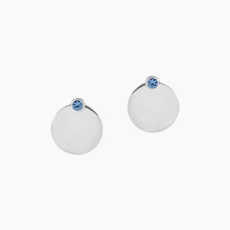 Bijoux D'oreilles Aleksandra Argent Blanc Oxyde De Zirconium - Boucles d'oreilles fantaisie Femme | Histoire d&rsquo;Or