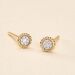 Boucles D'oreilles Puces Mon 1er Diamant Or Jaune Diamant - Clous d'oreilles Femme | Histoire d’Or