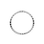 Alliance Dentelle 2 Rangs Diamantee Or Blanc - Alliances Unisex | Histoire d&rsquo;Or