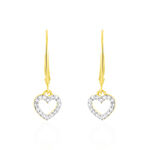 Boucles D'oreilles Pendantes Ursa Or Jaune Diamant - Boucles d'oreilles pendantes Femme | Histoire d&rsquo;Or