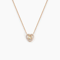 Collier Suzon Argent Rose Oxyde De Zirconium