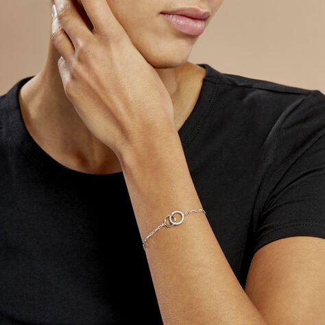 Bracelet Isabel Argent Blanc Oxyde De Zirconium - Bracelets fantaisie Femme | Histoire d’Or
