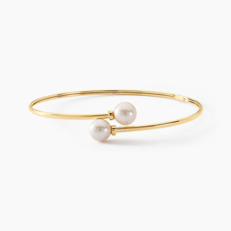 Bracelet Jonc Sammy Or Jaune Perle De Culture - Bracelets joncs Femme | Histoire d’Or