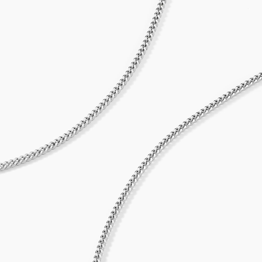 Chaîne Clementine Argent Blanc - Chaines Homme | Histoire d’Or
