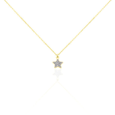 Collier Chirine Etoile Or Jaune - Colliers Enfant | Histoire d’Or