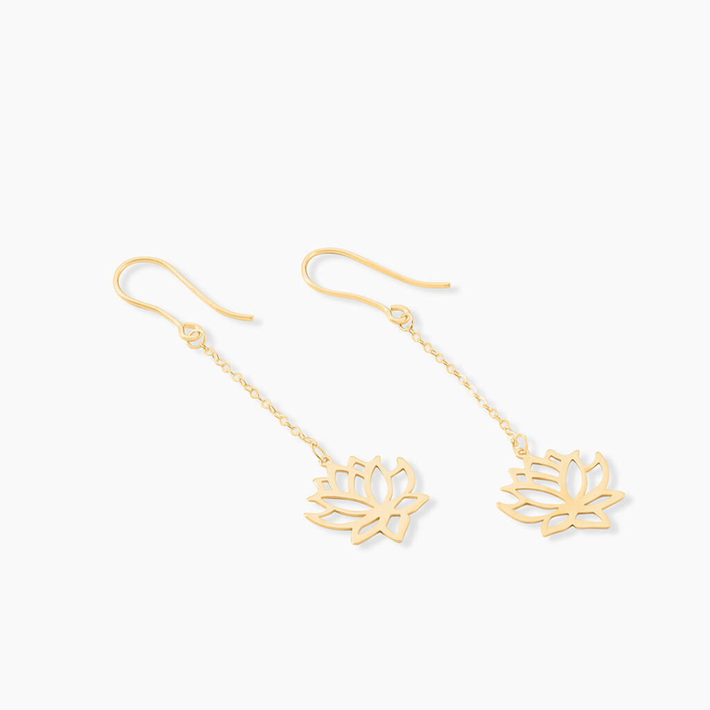 Boucles D'oreilles Pendantes Nevia Or Jaune - Boucles d'oreilles pendantes Femme | Histoire d’Or