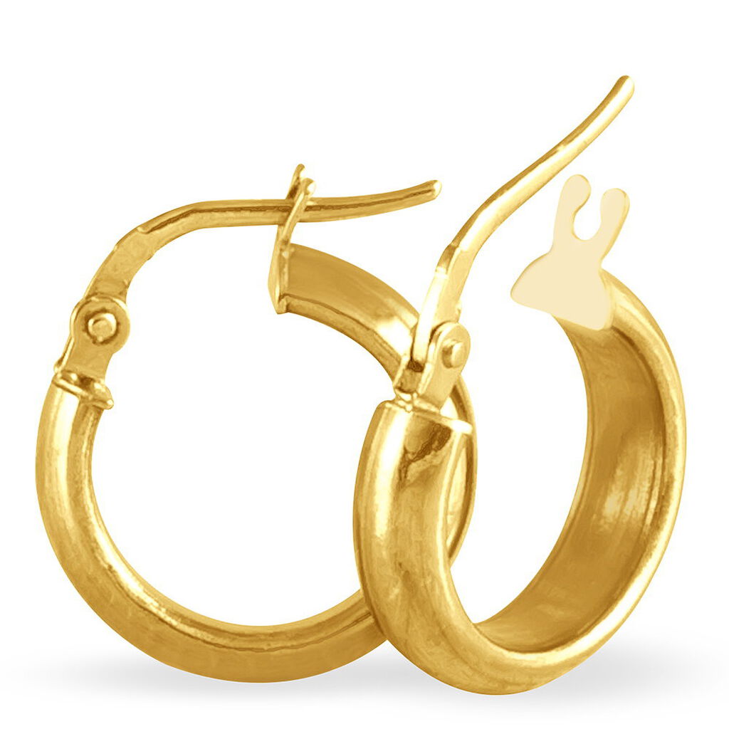 Créoles Vickie Or Jaune - Boucles d'oreilles créoles Femme | Histoire d’Or