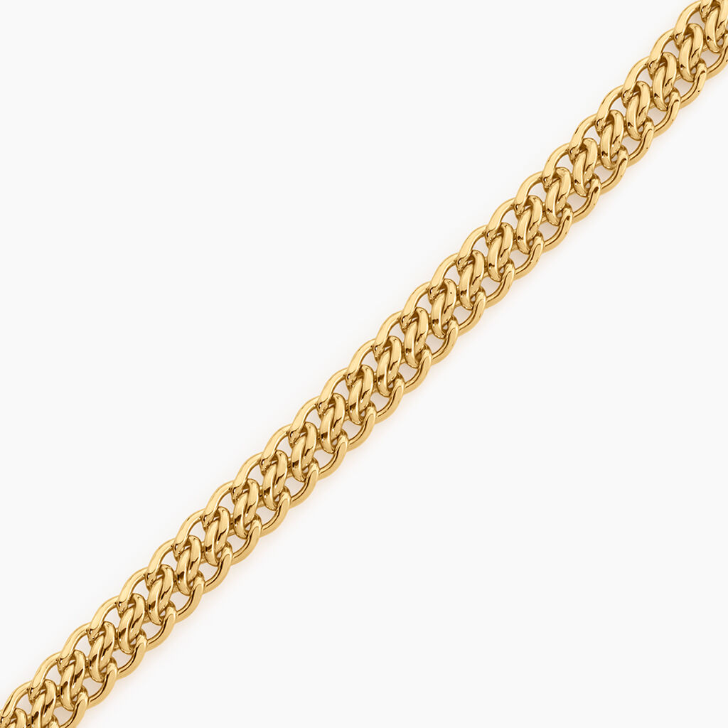 Bracelet Joline Argent Dor&eacute; A L'Or 750/1000 - Bijoux sans pierre Femme | Histoire d&rsquo;Or