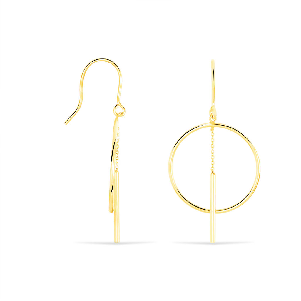 Boucles D'oreilles Pendantes Tila Or Jaune - Boucles d'oreilles pendantes Femme | Histoire d’Or