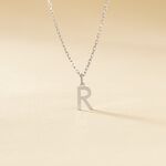 Pendentif Ionia Lettre Or Blanc - Pendentifs Famille | Histoire d&rsquo;Or